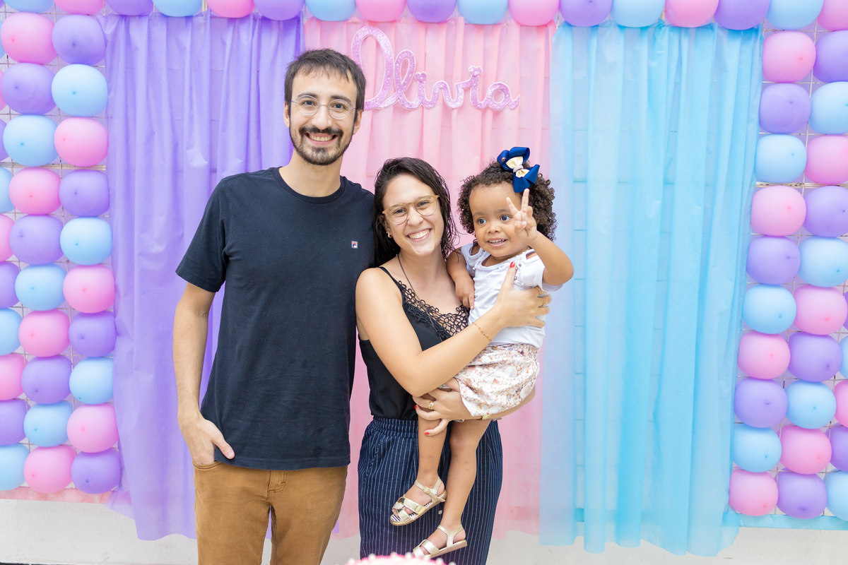 aniversário-3-anos-bauru-olivia sereia festa infantil decoração laços para meninas  tios fotografia família