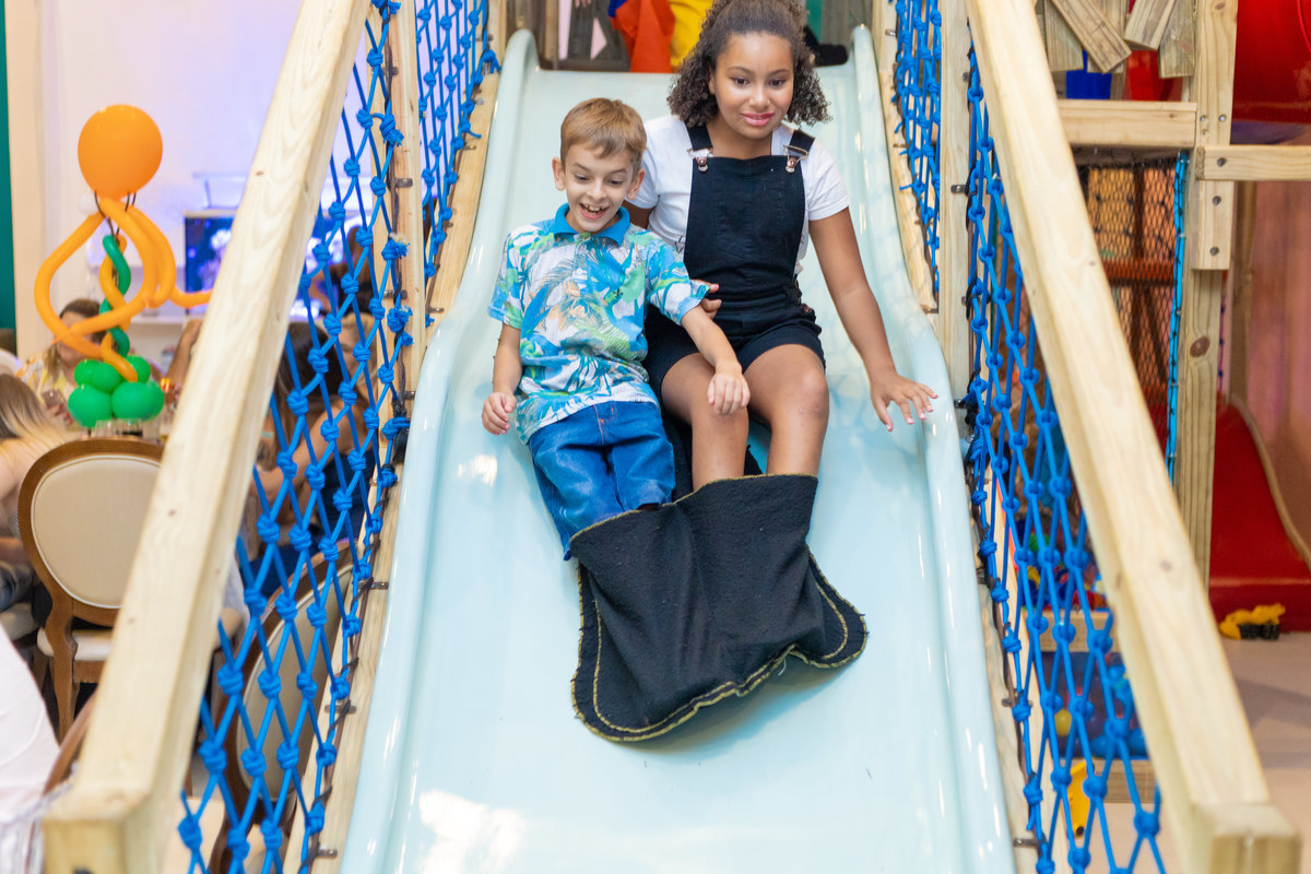 aniversário fundo do mar menino mesa barco bauru mam eventos festa infantil escorrega brinquedos para festa infantil 