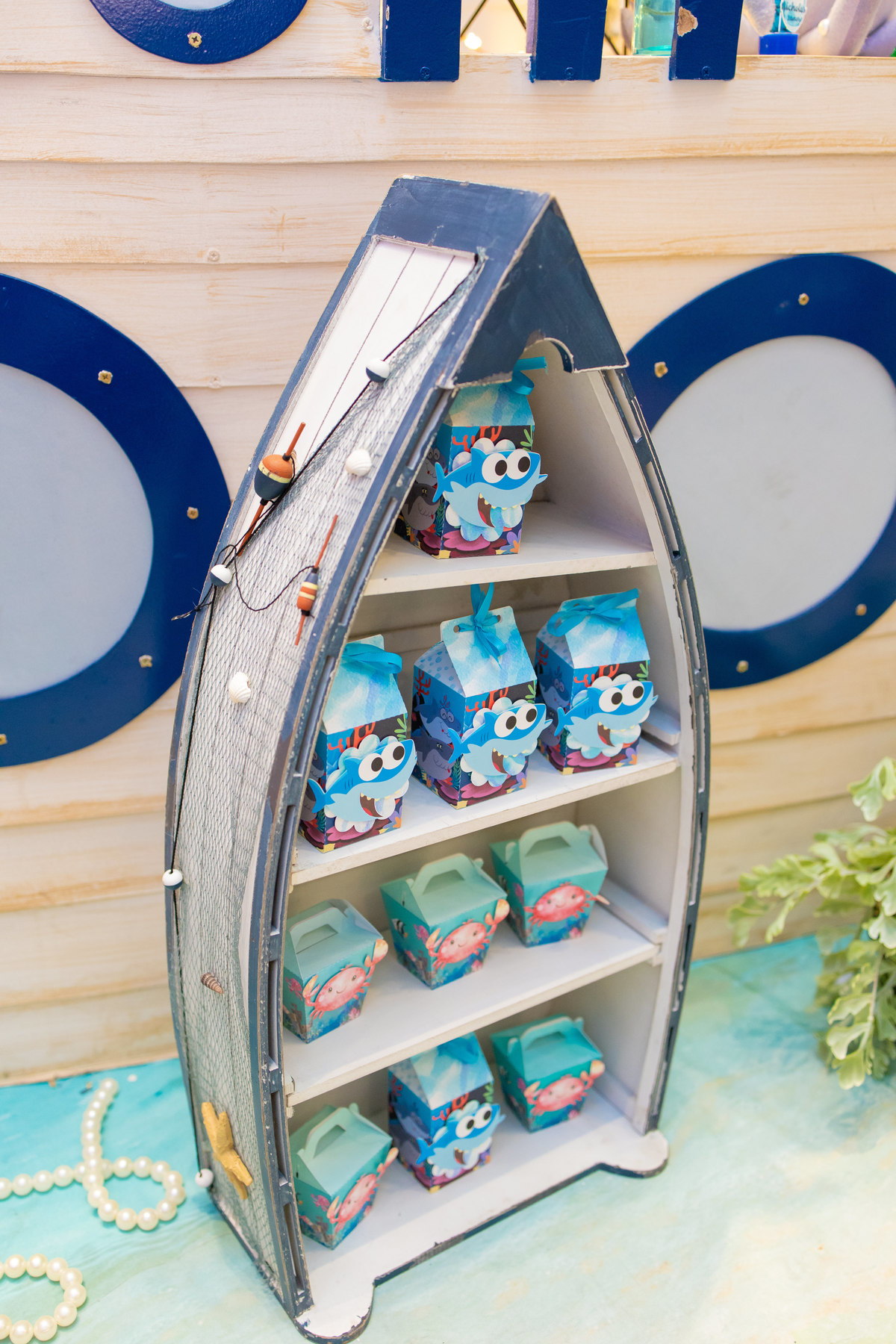 aniversário fundo do mar menino mesa barco bauru mam eventos festa infantil lembrancinha personalizada