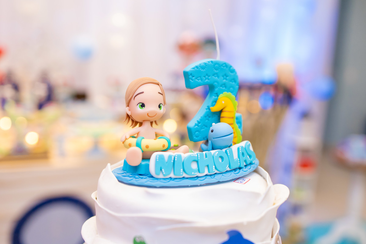 aniversário fundo do mar menino mesa barco bauru mam eventos festa infantil vela para bolo