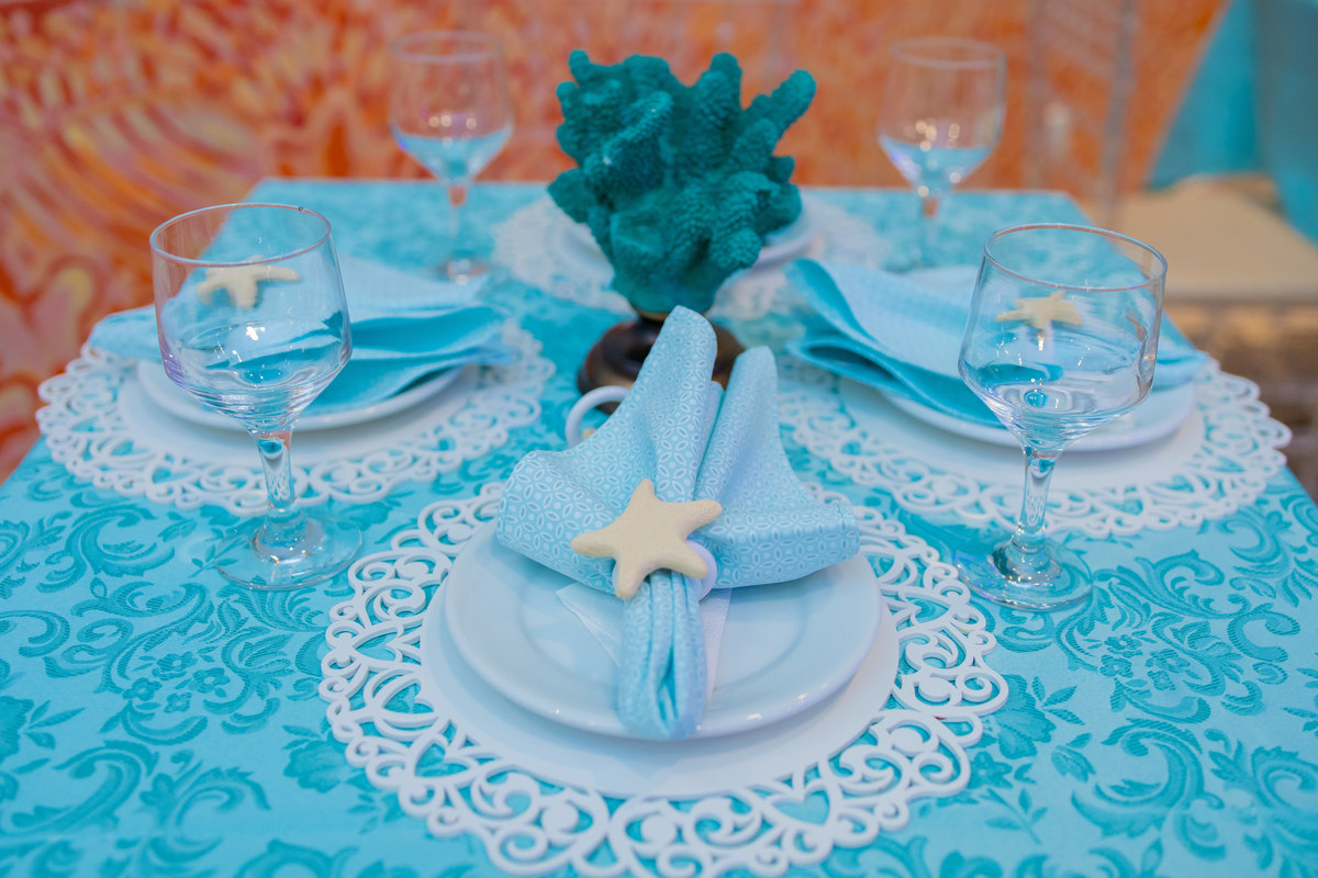aniversário fundo do mar menino mesa barco bauru mam eventos festa infantil talheres finos