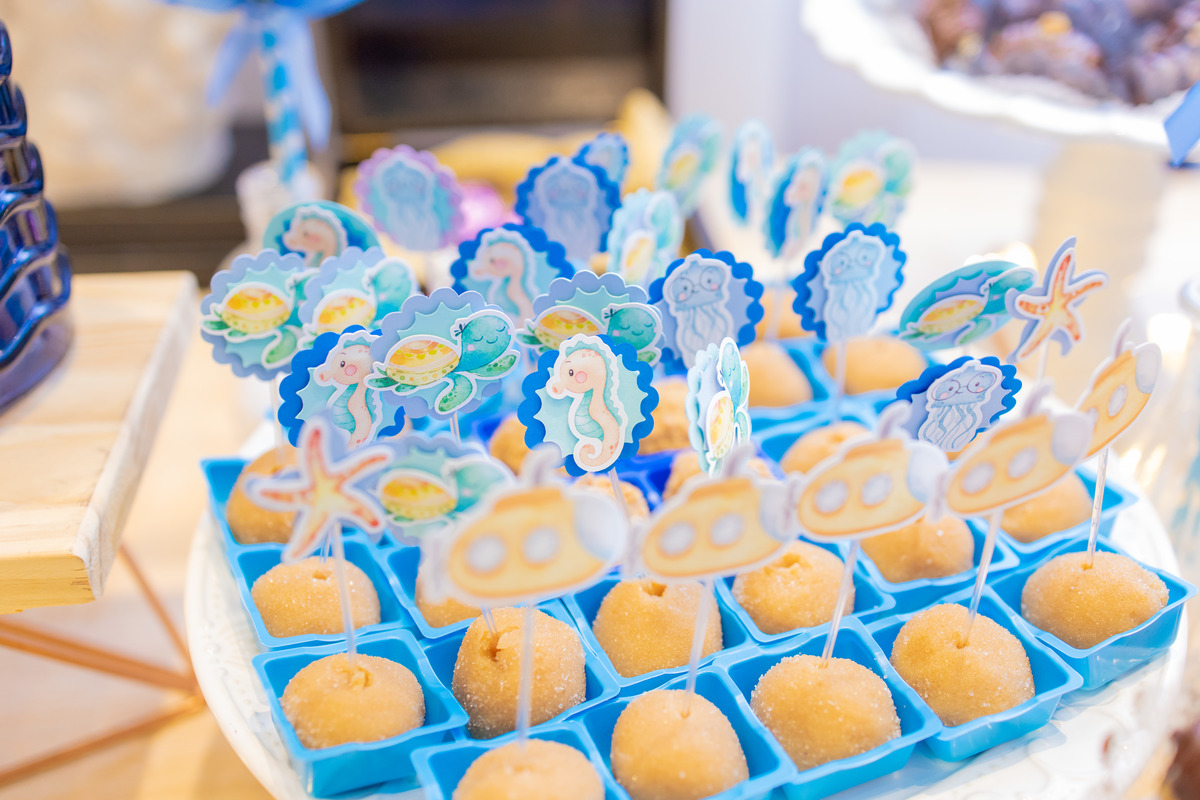 aniversário fundo do mar menino mesa barco bauru mam eventos festa infantil doces de festa