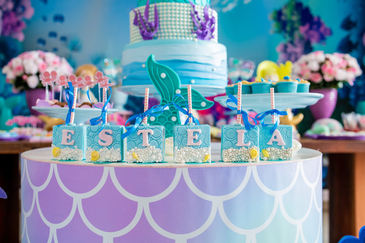 aniversário infantil em bauru, festa infantil em bauru, buffet infantil em bauru, decoração aniversário infantil em bauru, cristal festas decorações, decoração fundo do mar menina, doces personalizado fundo do mar