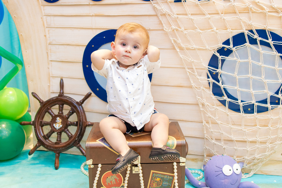 decoração fundo do mar em bauru, mesa barco, mam eventos, fotografo para aniversário infantil, fotografo de crianças, cenário fundo do mar