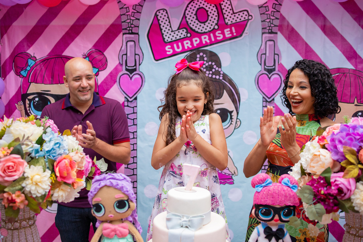 Aniversário infantil em bauru, buffet infantil em bauru, decoração para aniversário em bauru, festa tema lol, buffet pipoca, fotografo infantil, fotografo liffestyle, fotografo em bauru, assoprando a vela