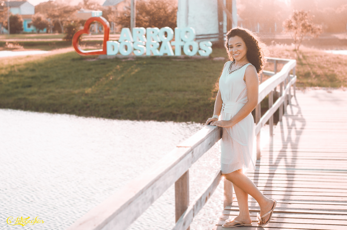 Ensaio Fotográfico de 15 Anos no Lago Municipal de Arroio dos Ratos - Tainara Lindner