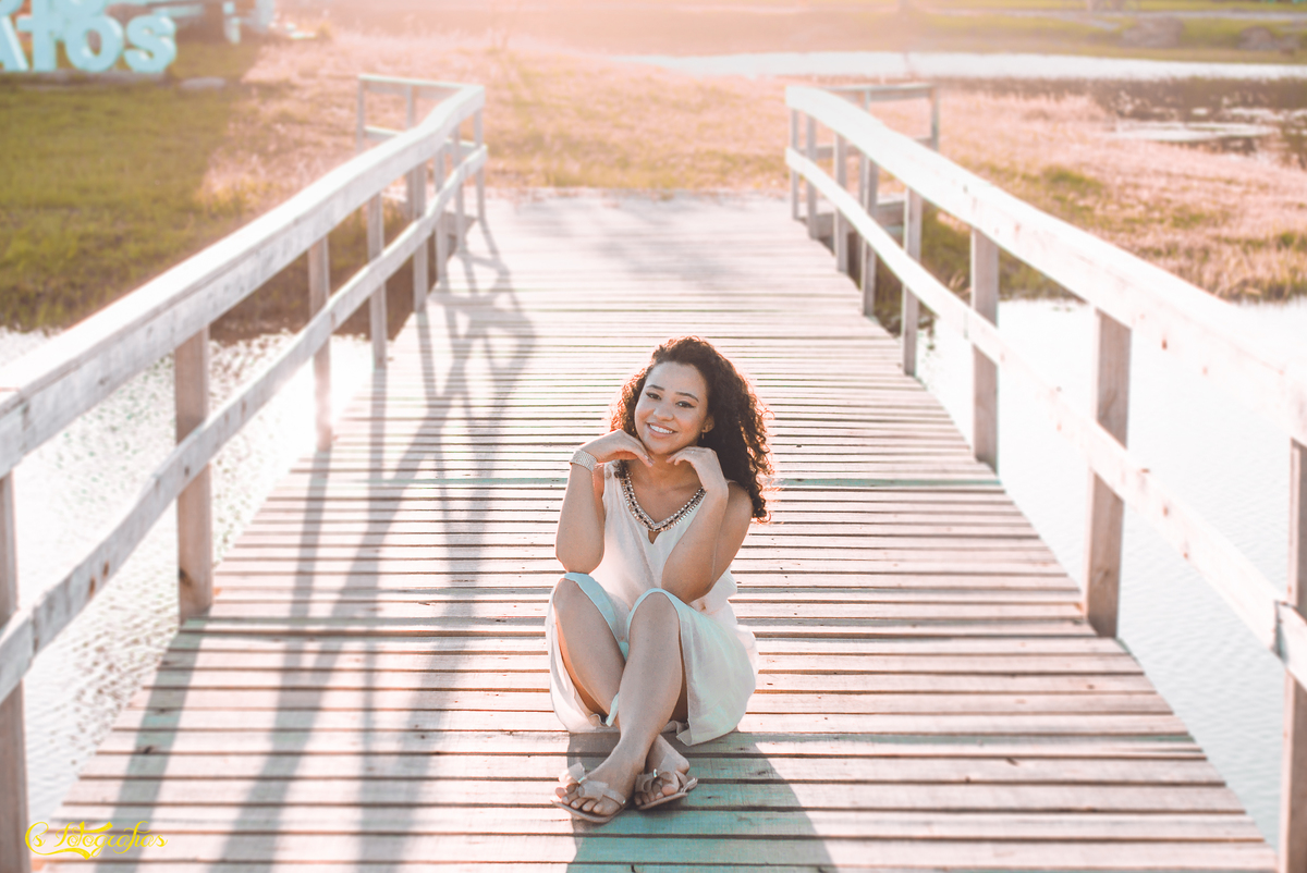 Ensaio Fotográfico de 15 Anos no Lago Municipal de Arroio dos Ratos - Tainara Lindner