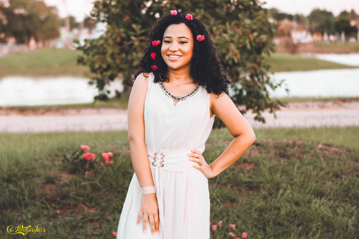 Ensaio Fotográfico de 15 Anos no Lago Municipal de Arroio dos Ratos - Tainara Lindner