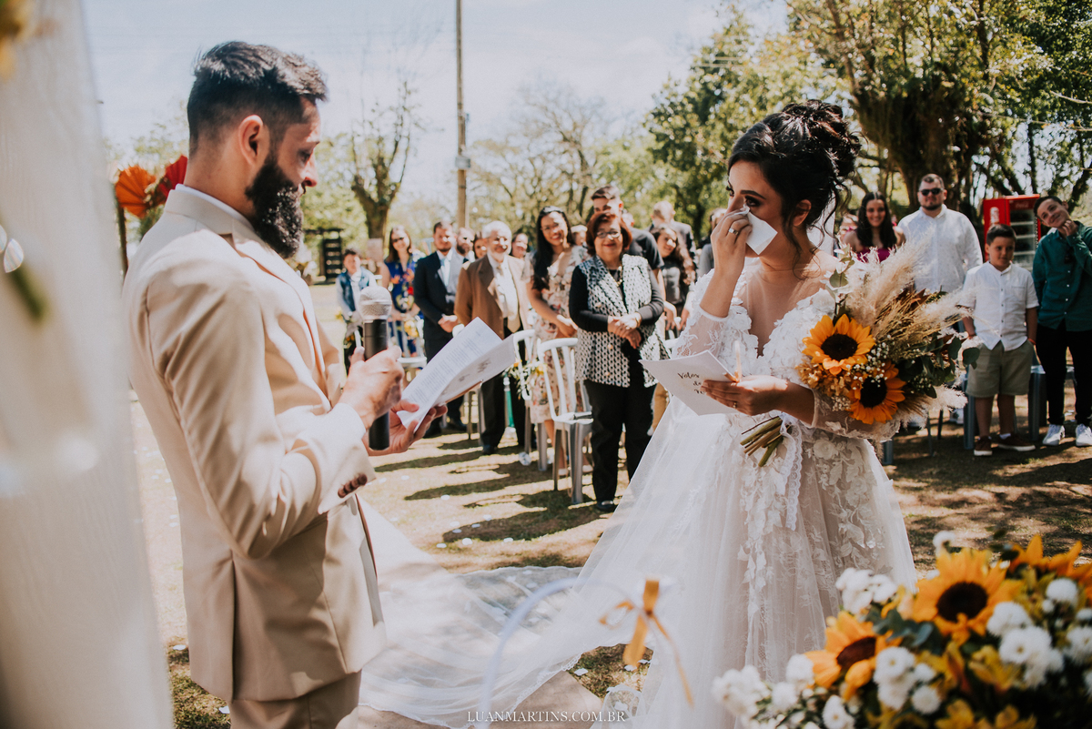 Casamento ao ar livre