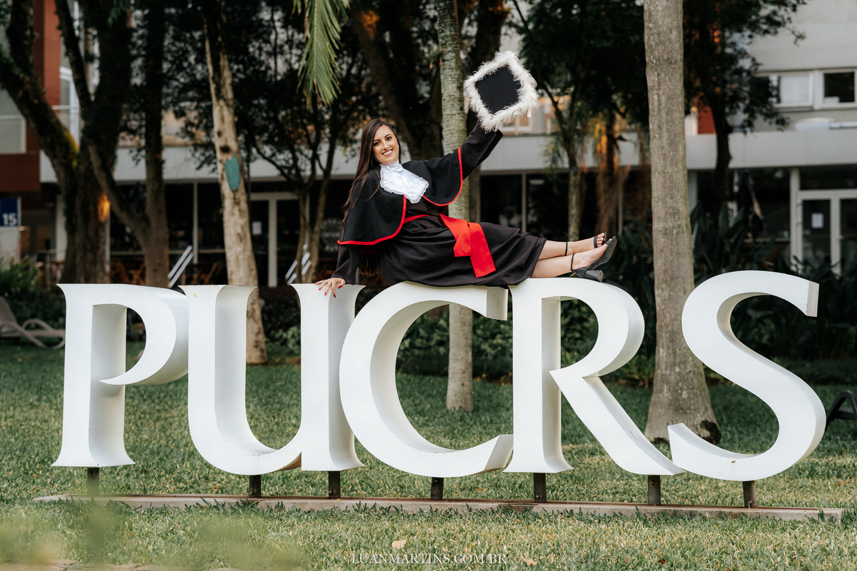 Fotografia de formatura pucrs