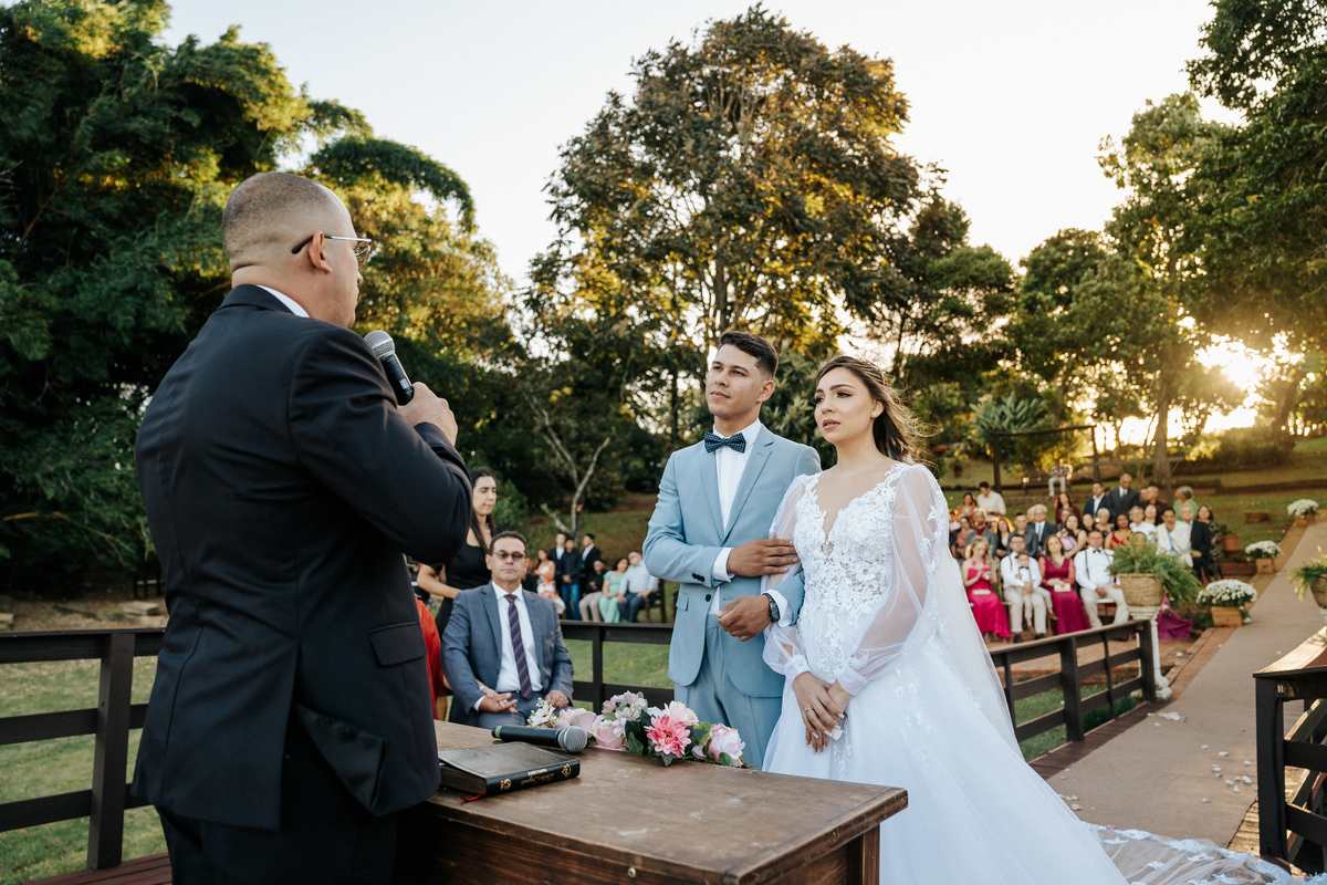 Casamento ao ar livre