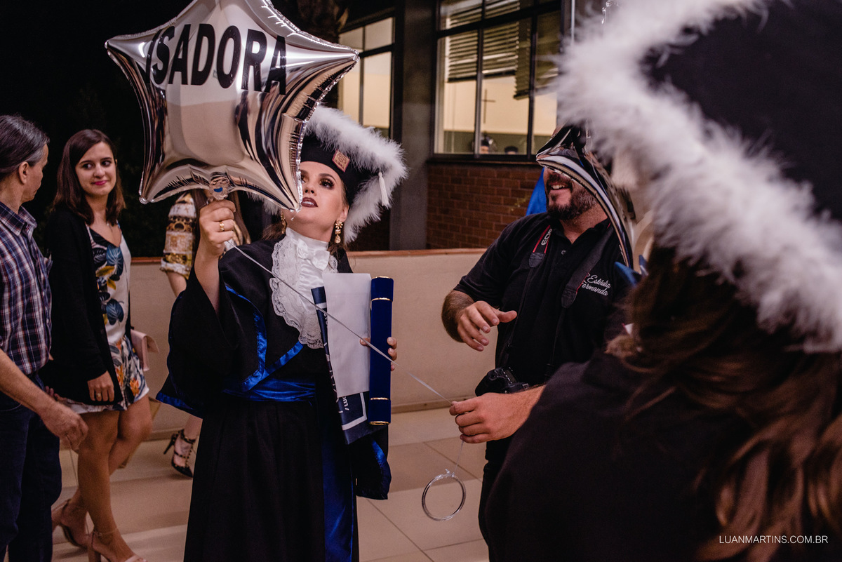 Fotografia da formanda - Formatura ULBRA