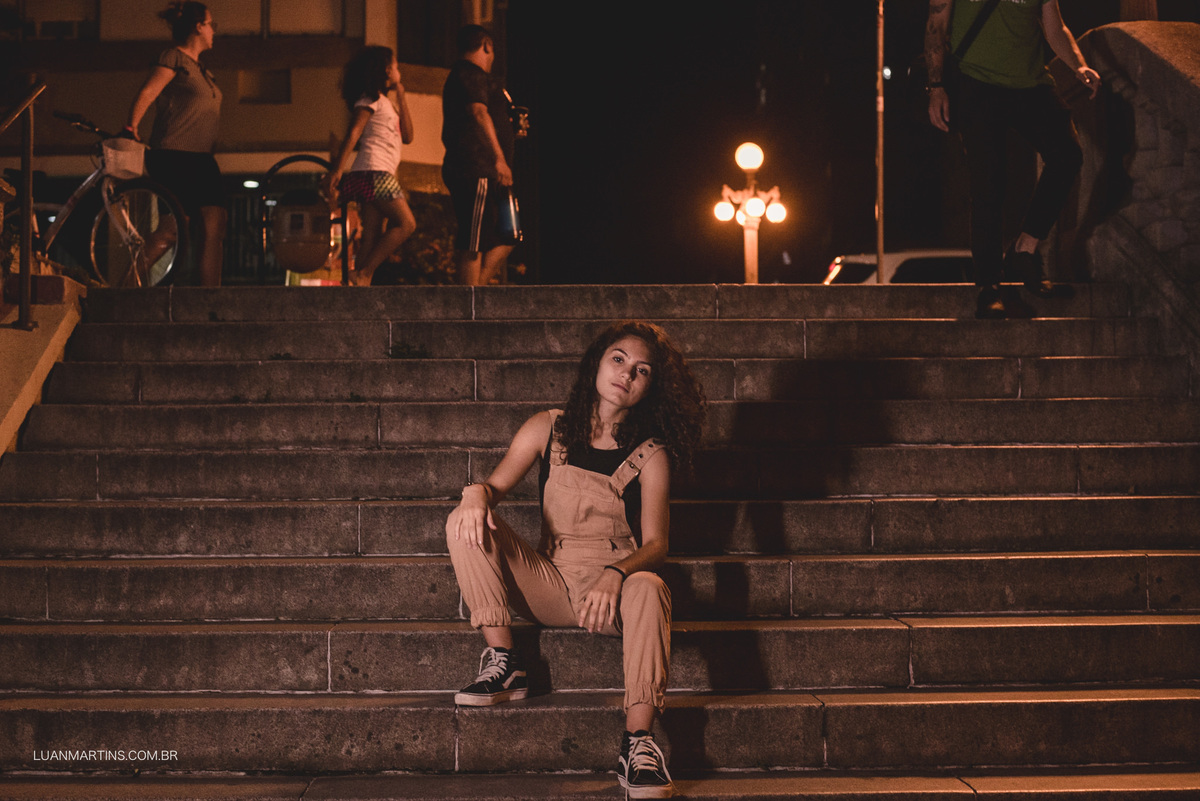 Ensaio de 15 em Porto Alegre a noite.