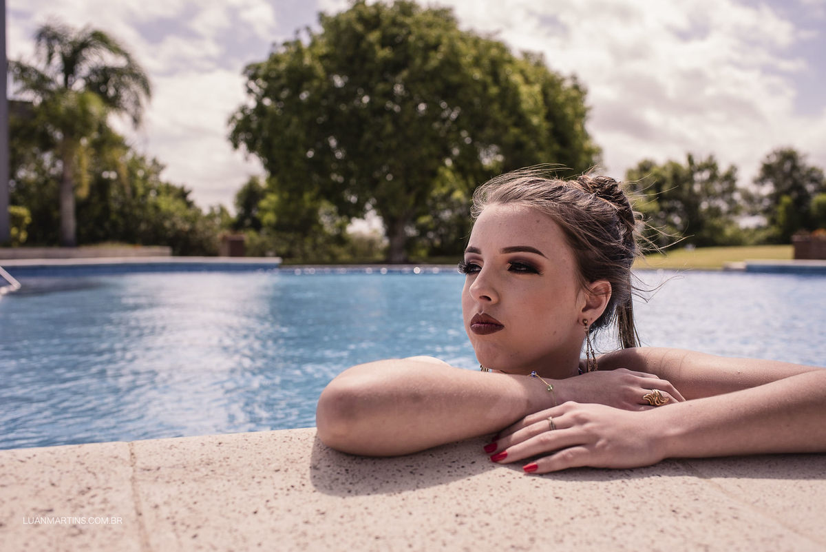 Ensaio de 15 anos na Praia de Atlântida