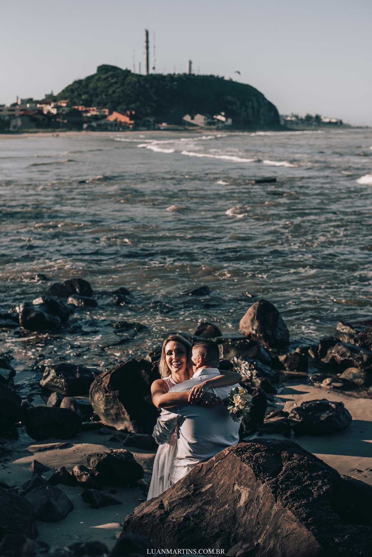 Ensaio de casal em Torres.