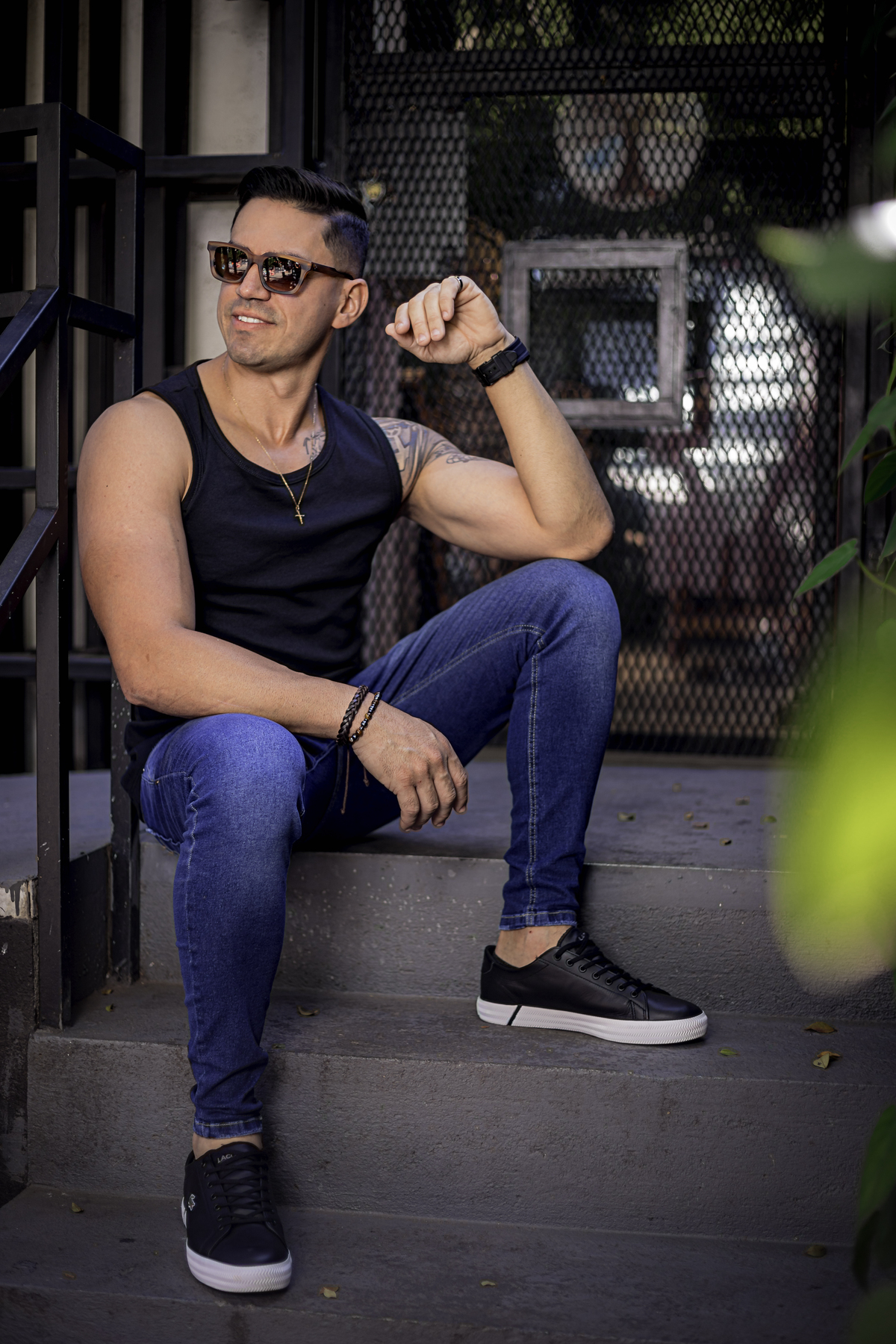 ensaio masculino, branding, hotel, life style, beco do batman, estiloso, bonito, gato, jeans, 