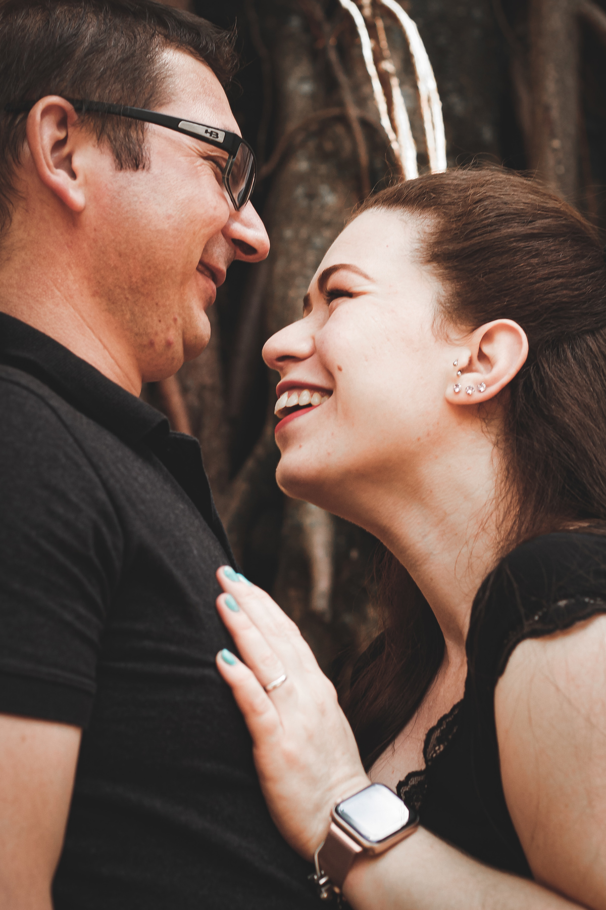  Fotografia  do 
Olhar do casal em parque em Santo André 