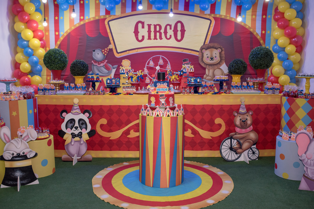 Aniversário, tema circo, Na Vila Festas, @rodrigodepaivafoto.