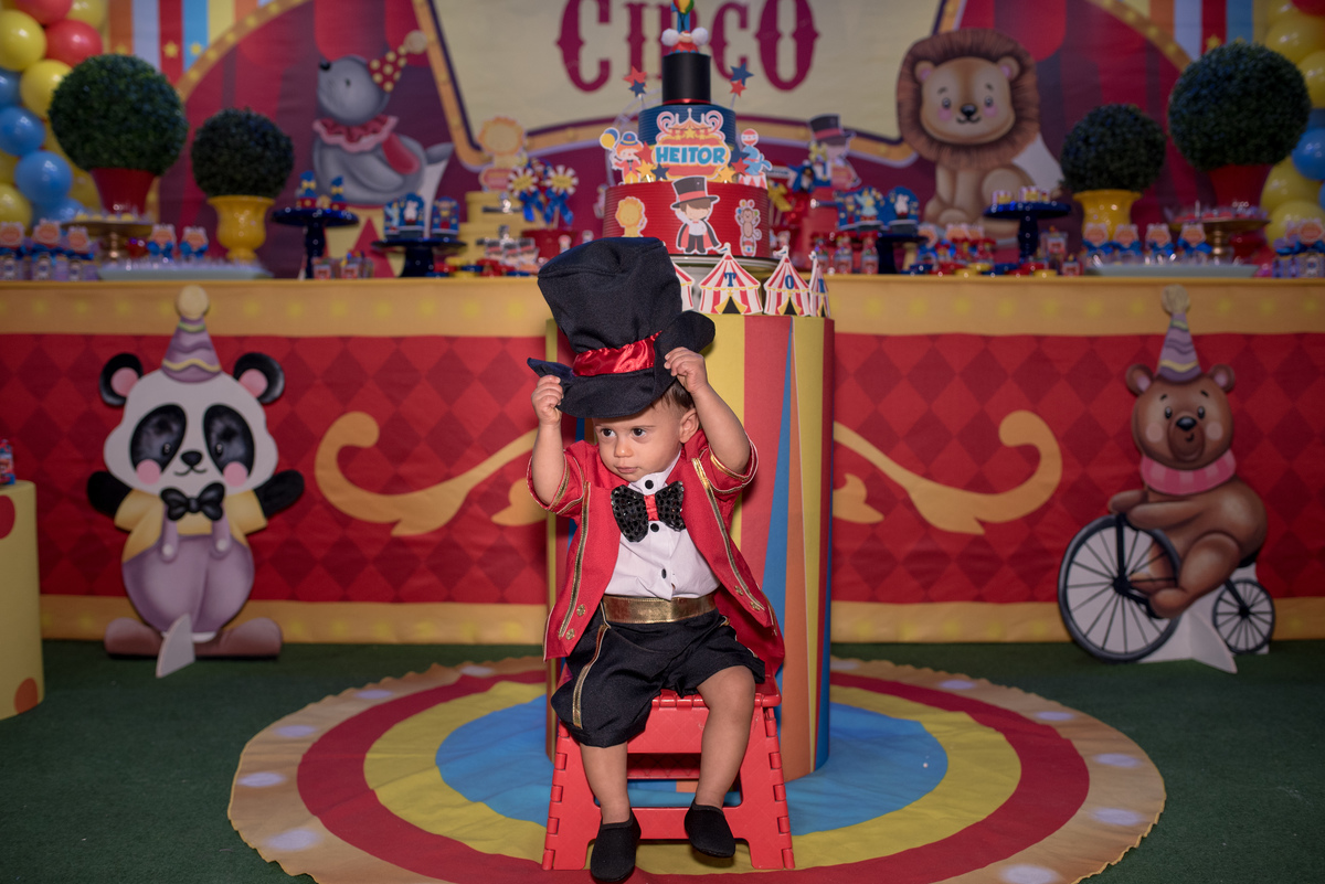 Aniversário, tema circo, Na Vila Festas, @rodrigodepaivafoto.
