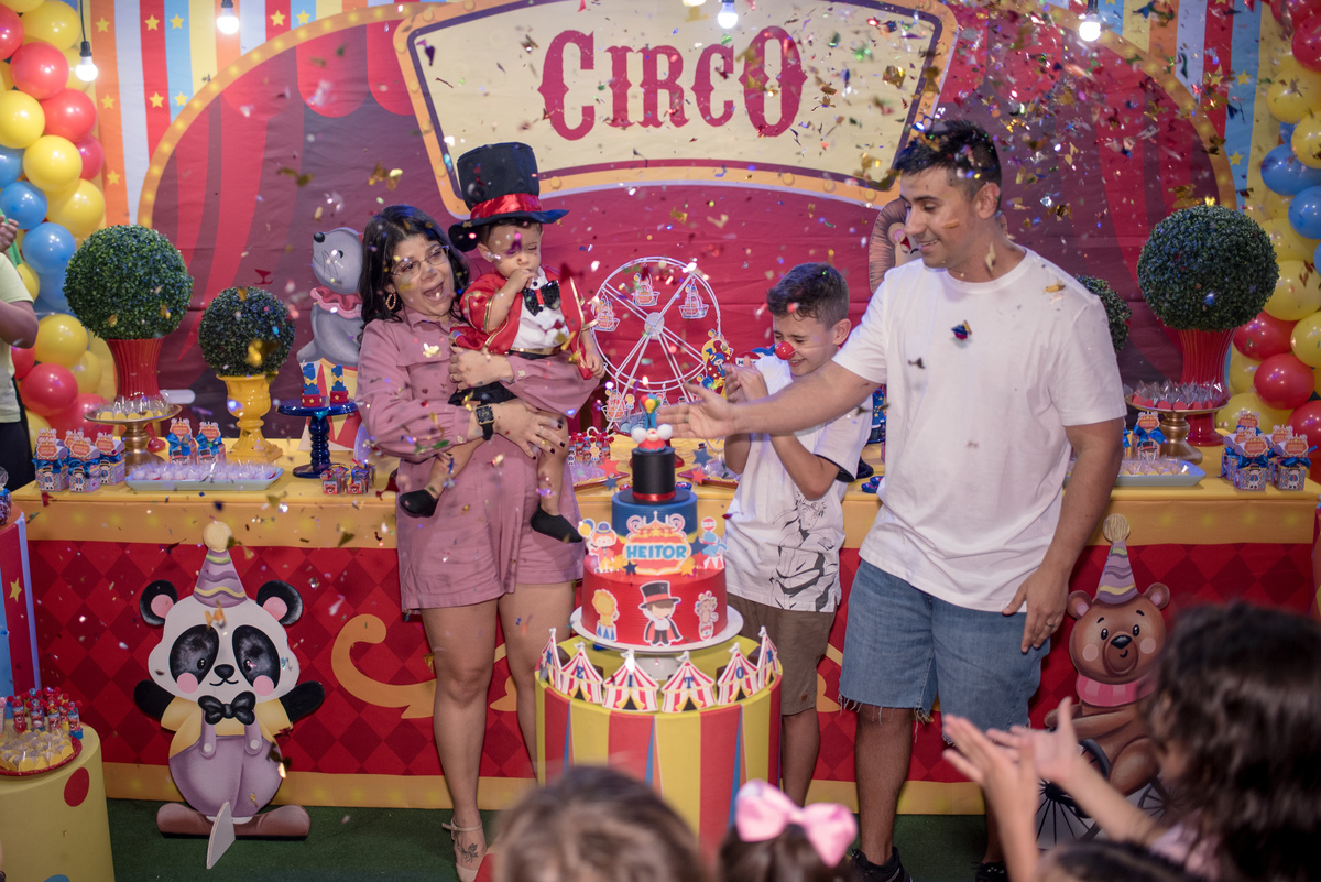 Aniversário, tema circo, Na Vila Festas, @rodrigodepaivafoto.