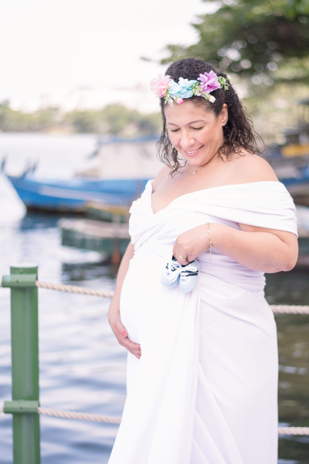 Um ensaio gestante realizado na Lagoa Rodrigo de Freitas, pelo @RodrigodePaivaFOTO, Uma manha retratando o amor dessa Linda família .