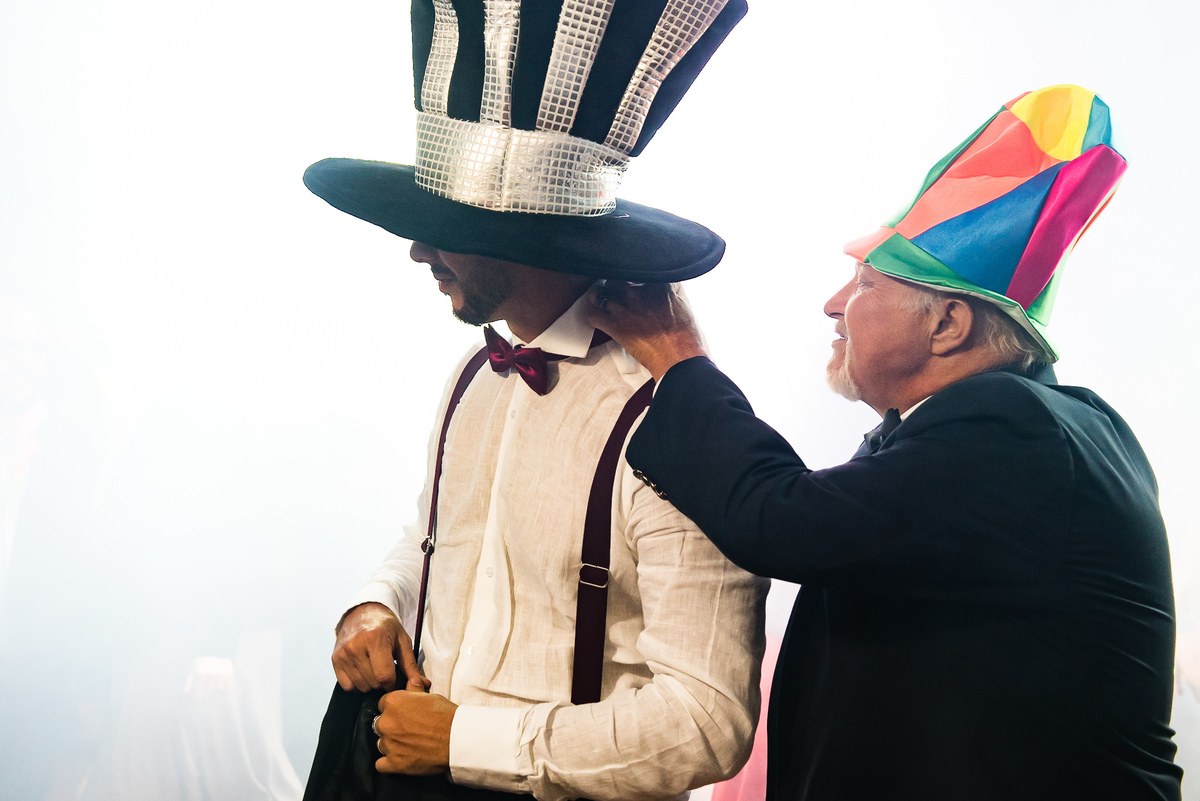 casamiento en Quinta JR Ranch 
 baile con cotillónboda