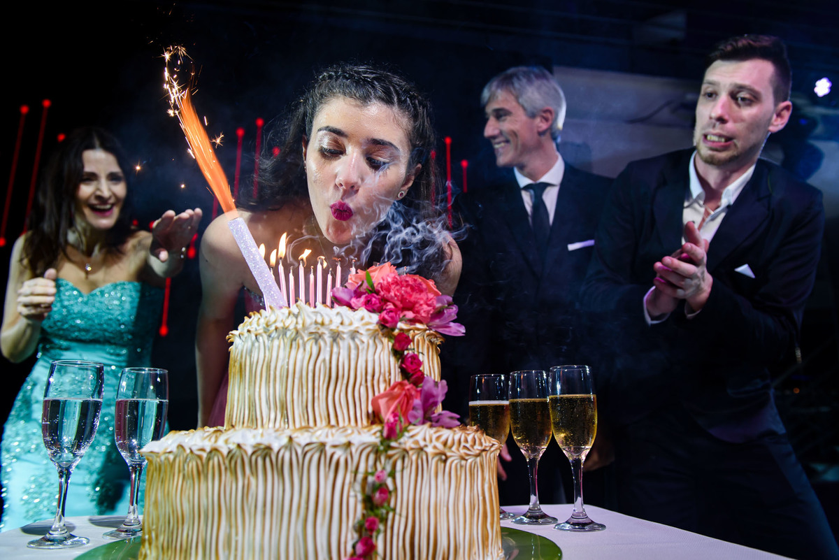 Torta brindis Baile Eventos Buenos Ayres 15 años Mica Z