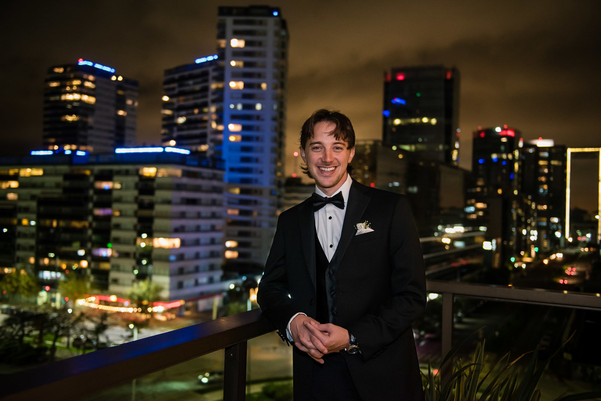 Boda Preparativos Novio retrato Hotel Madero casamiento