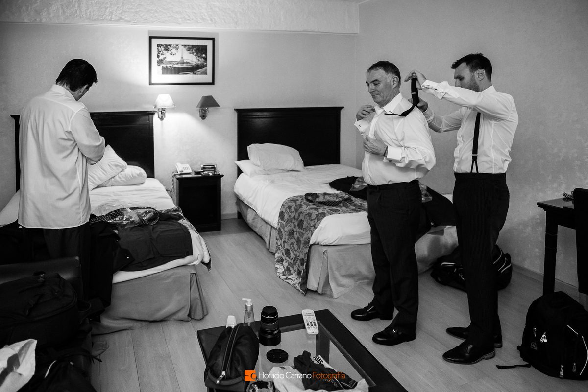 Preparativos novio boda casamiento Hotel Ramada Vicente López