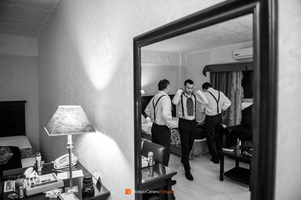 Preparativos novio boda casamiento Hotel Ramada Vicente López