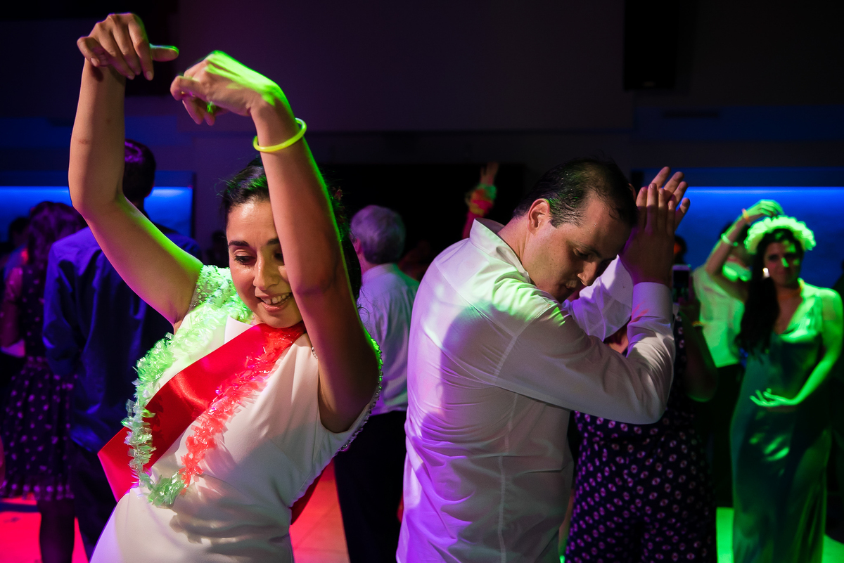Bailan la novia Ceremonia civil en Parada Uno Funes