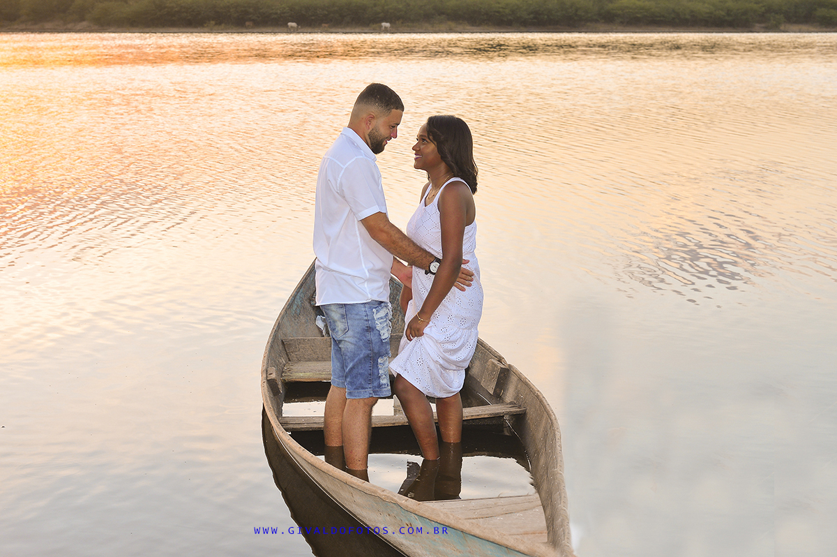 Fotografia Pré-wedding casamento açude na cidade de valente-BA.  