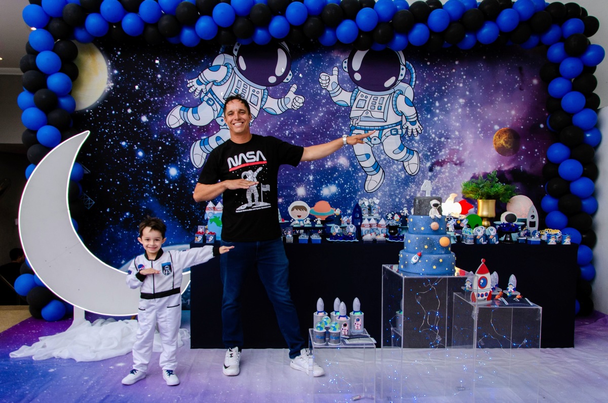 aniversario infantil de astronauta