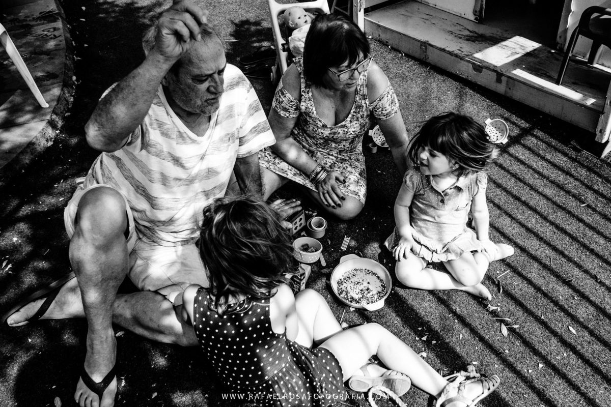 família com os avós
