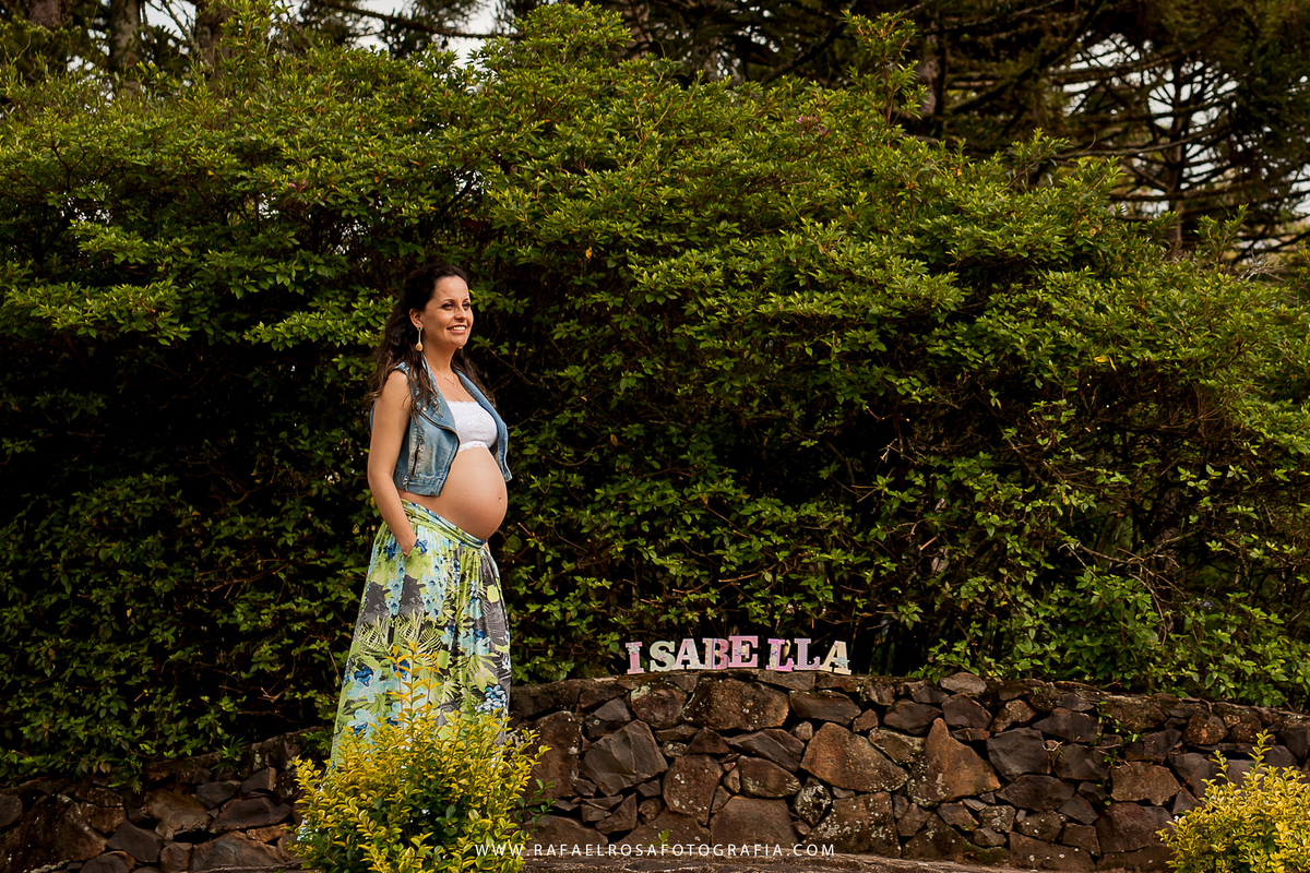 fotografia gestante a espera da isabella