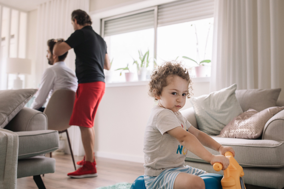 filho dos noivos no casamento