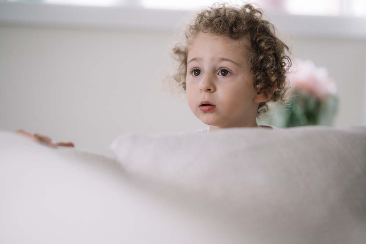 son of bride and groom at their wedding