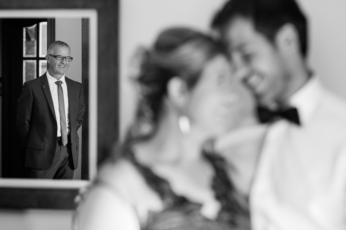 noivo com a família