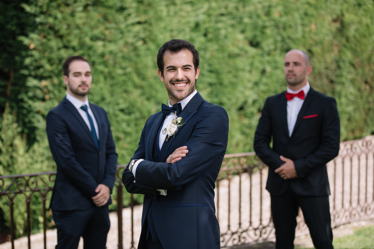 groom and the groomsmen