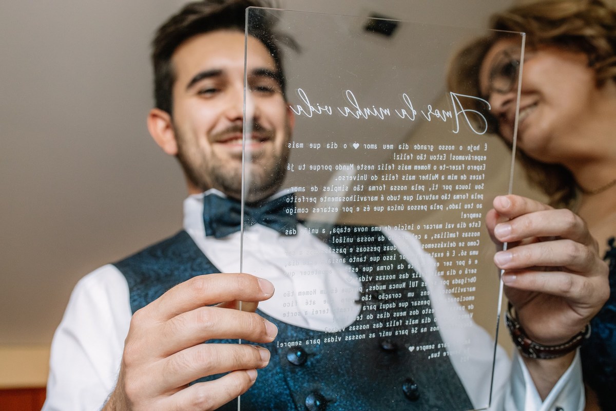 sugestões de prendas para oferecer ao noivo no dia do casamento