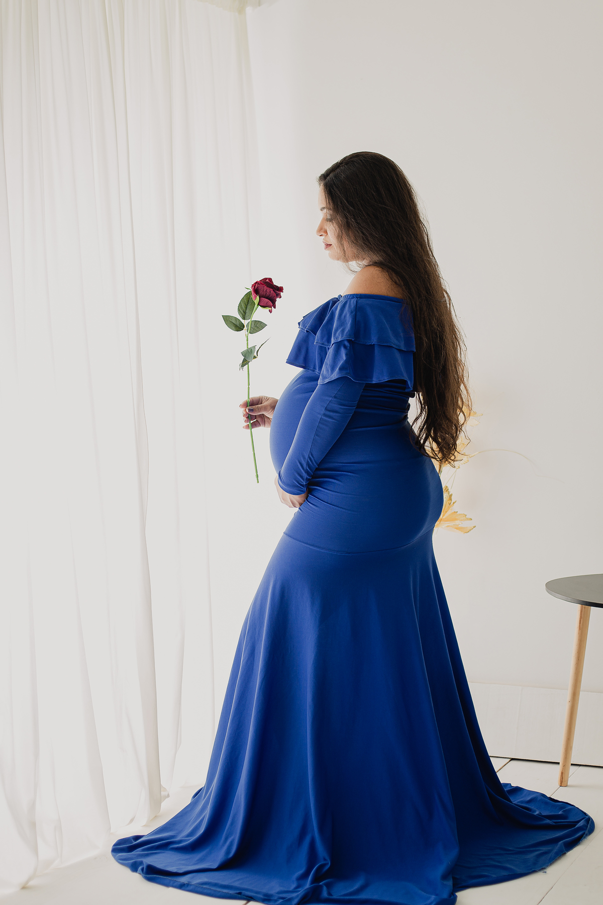 Ensaio Gestante Estúdio - Gestante Amanda - Ensaio Gestante