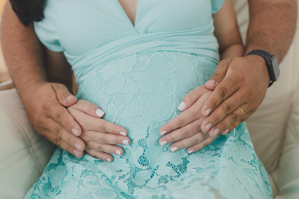 Ensaio Gestante Estúdio - Gestante Íris