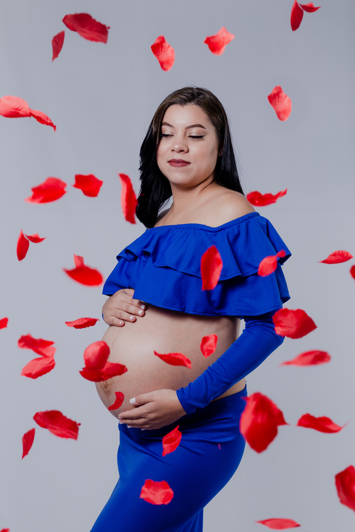 Ensaio Gestante Estúdio - Gestante Íris