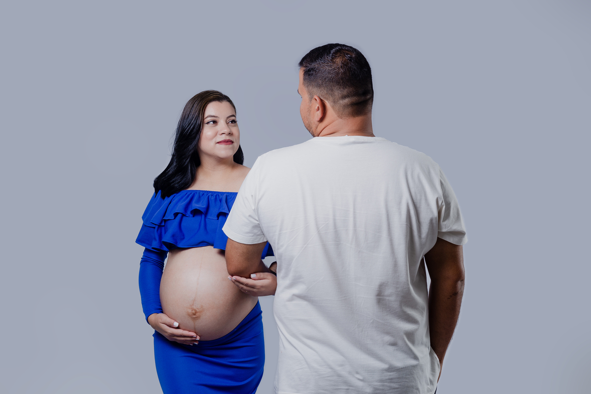 Ensaio Gestante Estúdio - Gestante Íris