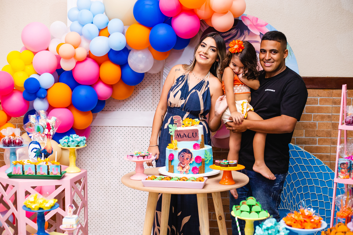 Festa Infantil - Aniversário 3 anos - Fotografia de evento - Malu