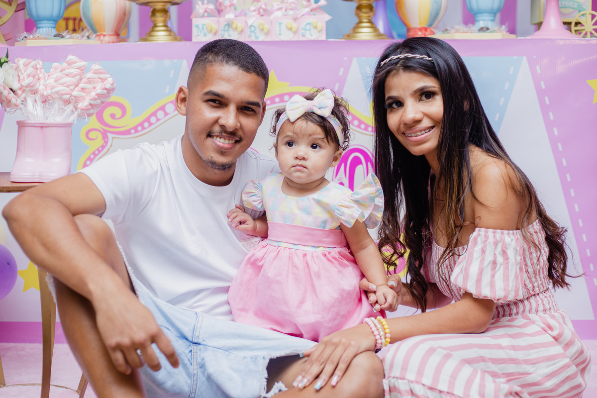 Festa Infantil - Aniversário 1 ano - Fotografia de evento - Maria Júlia