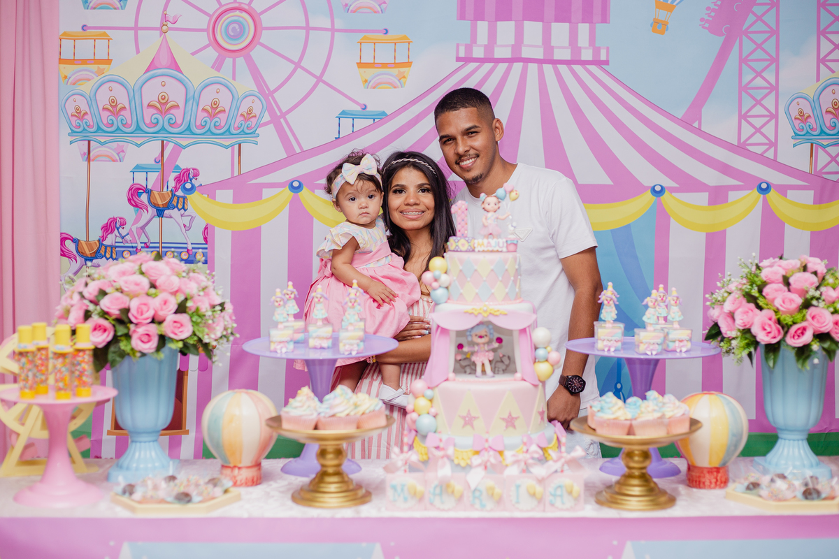 Festa Infantil - Aniversário 1 ano - Fotografia de evento - Maria Júlia