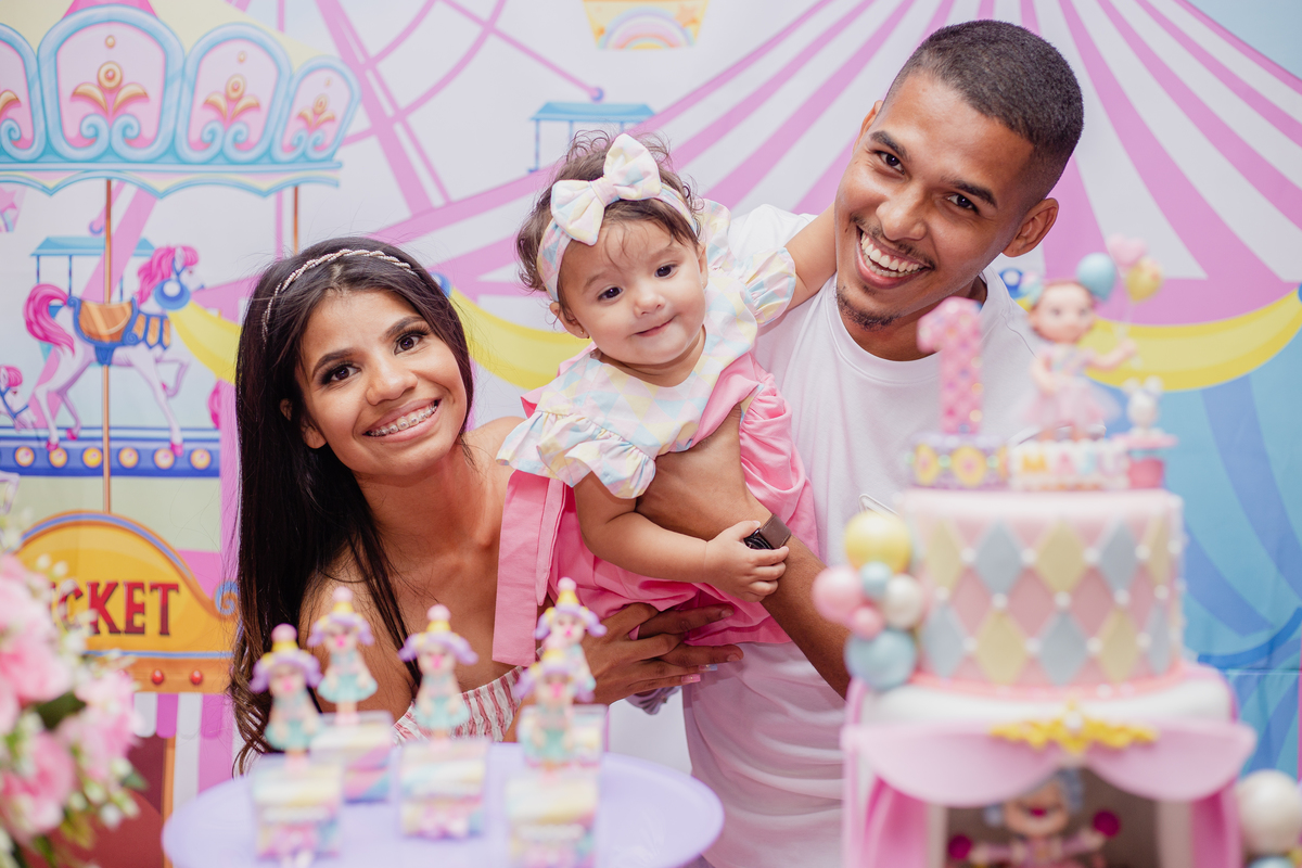 Festa Infantil - Aniversário 1 ano - Fotografia de evento - Maria Júlia