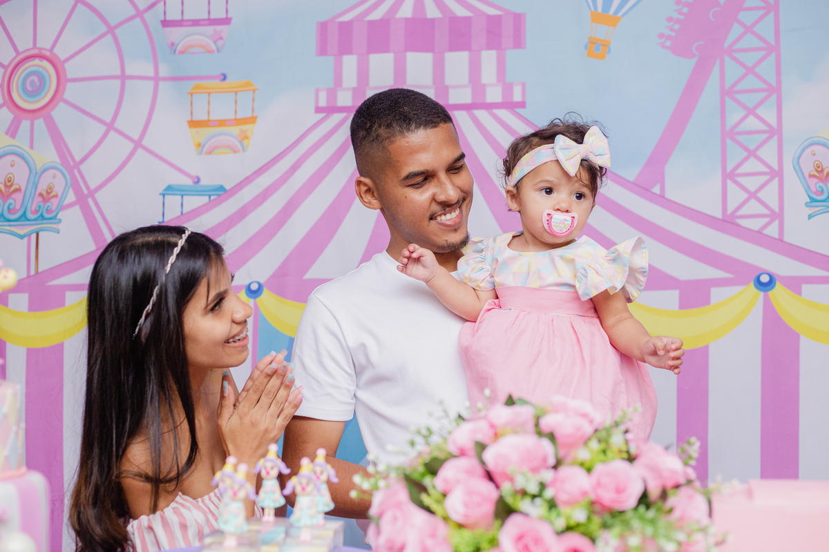 Festa Infantil - Aniversário 1 ano - Fotografia de evento - Maria Júlia