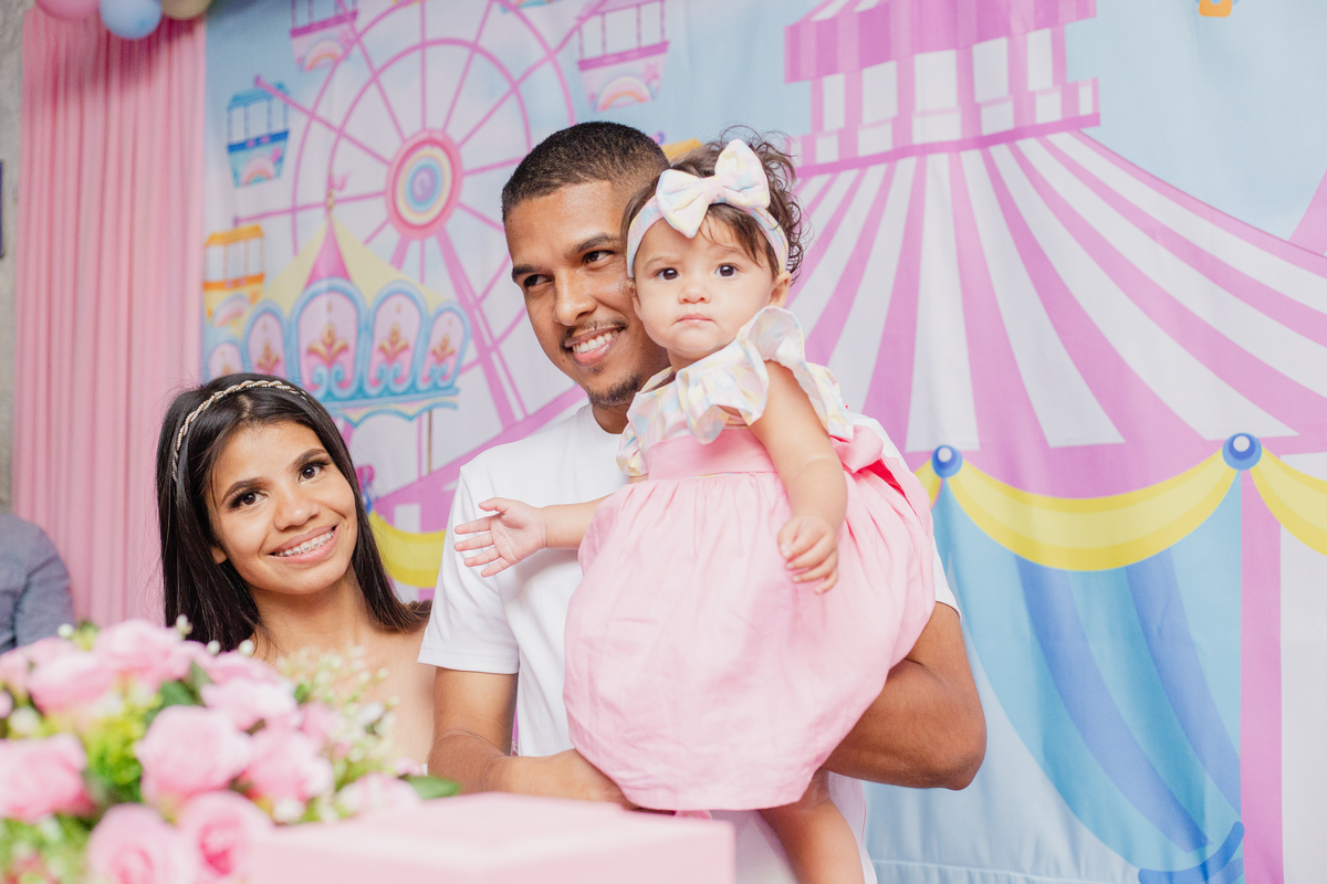 Festa Infantil - Aniversário 1 ano - Fotografia de evento - Maria Júlia